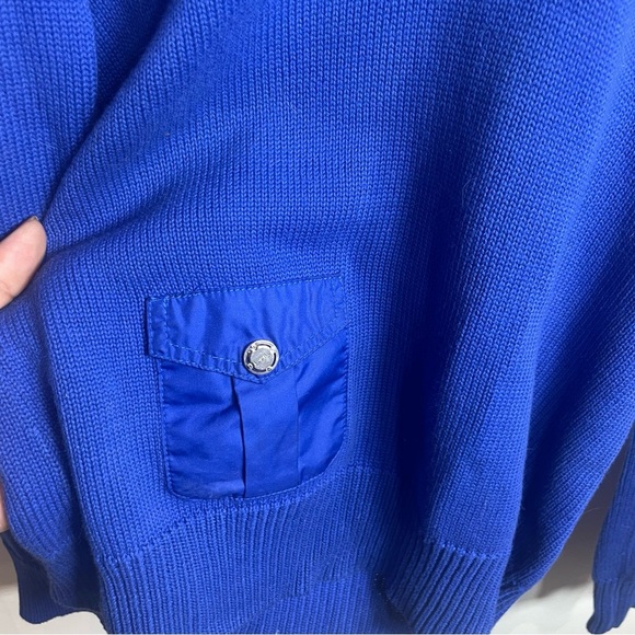 Ralph Lauren Royal Blue Cowl Neck Sweater - Picture 3 of 4